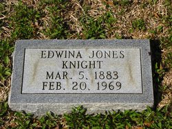 Edwina <I>Jones</I> Knight 