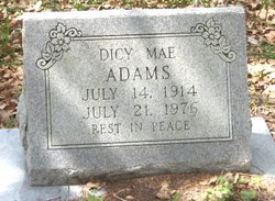 Dicy Mae Adams 