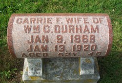 Carrie F Durham 