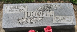 Eulah Della <I>McElwee</I> Dowell 