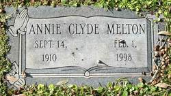 Annie Clyde <I>Grantham</I> Melton 