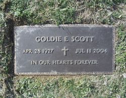 Goldie Elizabeth <I>Raynor</I> Scott 