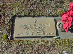 Ernest G Branch 