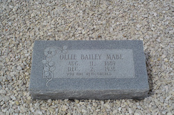 Ollie <I>Bailey</I> Mabe 