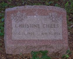 Christine <I>Henderson</I> Chiles 