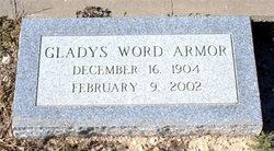Gladys <I>Word</I> Armor 