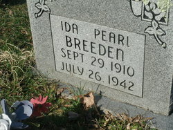 Ida Pearl <I>Hagerman</I> Breeden 