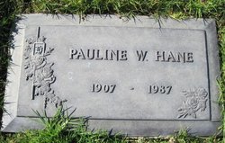 Pauline W <I>Withrow</I> Hane 