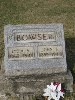 Lydia Ann <I>Booher</I> Bowser 