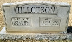 Sallie Lewis <I>Green</I> Tillotson 