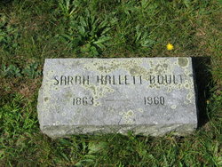 Sarah Hallett Boult 