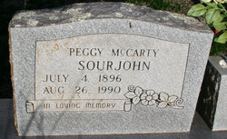 Peggy <I>Whitmire</I> McCarty Sourjohn 