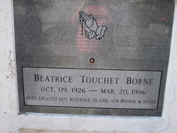 Beatrice <I>Touchet</I> Borne 