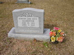Dorothy Jane <I>Davis</I> Allbritton 