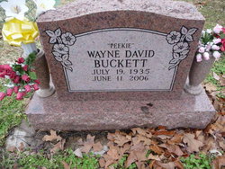 Wayne David “Peekie” Buckett 