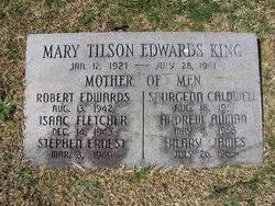 Mary Tilson <I>Edwards</I> King 