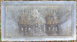 Alice Cain 