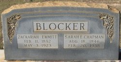 Sarah Elizabeth <I>Chapman</I> Blocker 