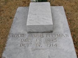 Addie O <I>Babb</I> Pittman 