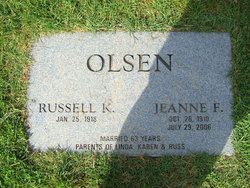 Jeanne Louise <I>Fennell</I> Olsen 