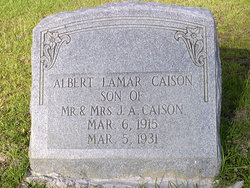 Albert Lamar Caison 