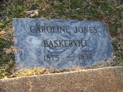 Caroline “Carrie” <I>Jones</I> Baskervill 