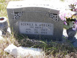 Bernice <I>Bruns</I> Ahrens 