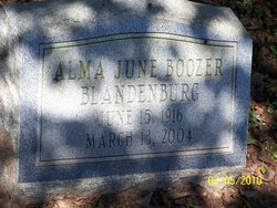 Alma June <I>Boozer</I> Blandenburg 