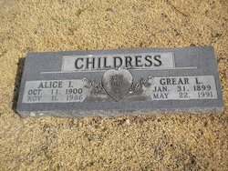 Alice Irene <I>Chandler</I> Childress 