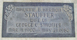 Maurine Bertha <I>Harmon</I> Stauffer 