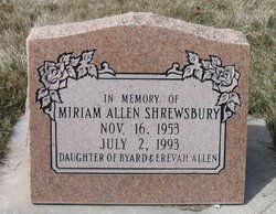 Miriam Allen Shrewsbury 