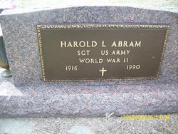 SGT Harold Lester “Abe” Abram 