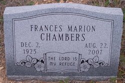 Frances Marion <I>Cofer</I> Chambers 