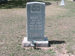Mary Jane <I>Weldon</I> Tobey 