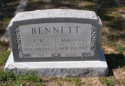 Martha C <I>Hunter</I> Bennett 