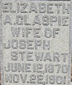 Elizabeth A <I>Glaspie</I> Stewart 