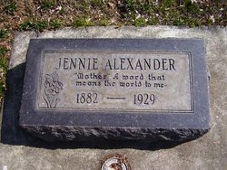 Jennie <I>Colvard</I> Alexander 