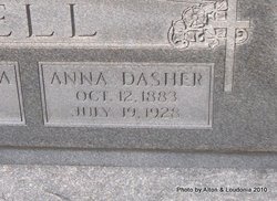 Anna Dasher <I>Hinton</I> Bell 