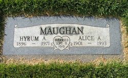 Alice Alberta <I>Wright</I> Maughan 