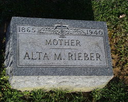 Alta Mary <I>Miller</I> Rieber 