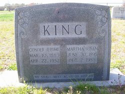 Martha Susan <I>King</I> King 