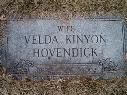 Velda Viola <I>Kinyon</I> Hovendick 