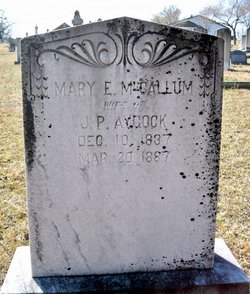 Mary Elizabeth <I>McCallum</I> Aycock 