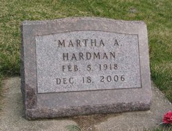 Martha A. Hardman 