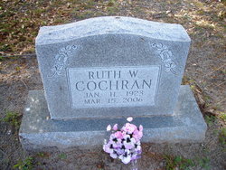 Ruth <I>Watson</I> Cochran 