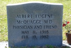 Dr Albert Eugene McQuagge 