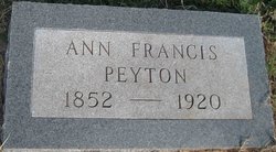 Ann Francis <I>Smith</I> Peyton 