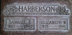 Elizabeth “Lizzie” <I>Wade</I> Harberson 