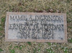 Mamie Ada <I>Dickinson</I> Jordan 