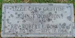 Elizabeth Gary “Lizzie” <I>Griffith</I> Bolton 